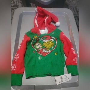 Kid's Grinch sweater, size 12 months